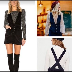 Free People Old School Love corduroy jumper dress